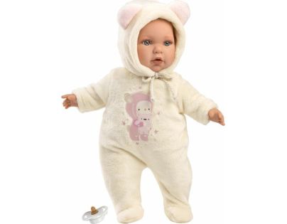 Llorens 14208 Baby Julia realistická panenka miminko s měkkým látkovým tělem 42 cm - Poškozený obal