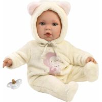 Llorens 14208 Baby Julia realistická panenka miminko s měkkým látkovým tělem 42 cm - Poškozený obal 2