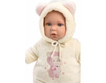 Llorens 14208 Baby Julia realistická panenka miminko s měkkým látkovým tělem 42 cm - Poškozený obal