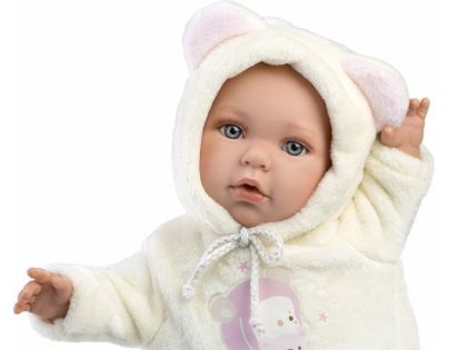 Llorens 14208 Baby Julia realistická panenka miminko s měkkým látkovým tělem 42 cm - Poškozený obal