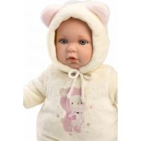 Llorens 14208 Baby Julia realistická panenka miminko s měkkým látkovým tělem 42 cm 3