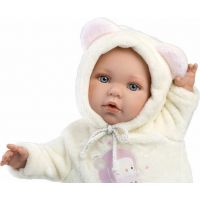 Llorens 14208 Baby Julia realistická panenka miminko s měkkým látkovým tělem 42 cm 4