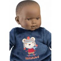 Llorens 14247 Baby Zareb realistická panenka miminko s měkkým látkovým tělem 42 cm 3