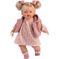 Llorens 33130 Ariana realistická panenka se zvuky a měkkým látkový tělem 33 cm 2