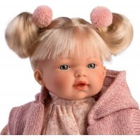 Llorens 33130 Ariana realistická panenka se zvuky a měkkým látkový tělem 33 cm 3