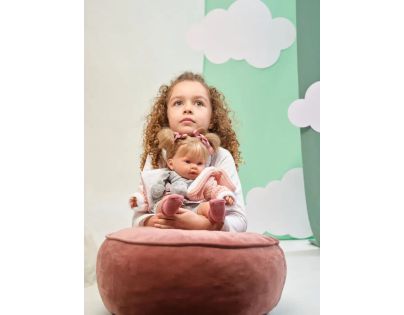 Llorens 42284 Alexandra realistická panenka se zvuky a měkkým látkovým tělem 42 cm