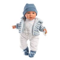 Llorens 42405 Baby Enzo realistická panenka se zvuky a měkkým látkovým tělem 42 cm 2