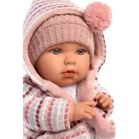Llorens 42406 Baby Julia realistická panenka se zvuky a měkkým látkovým tělem 42 cm 4