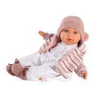 Llorens 42406 Baby Julia realistická panenka se zvuky a měkkým látkovým tělem 42 cm 3