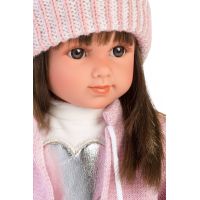 Llorens 53528 Sara realistická panenka s měkkým látkovým tělem 35 cm 3