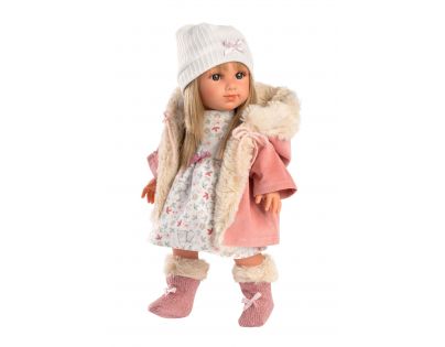Llorens 53541 Elena realistická panenka s měkkým látkovým tělem 35 cm