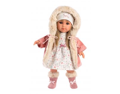 Llorens 53541 Elena realistická panenka s měkkým látkovým tělem 35 cm