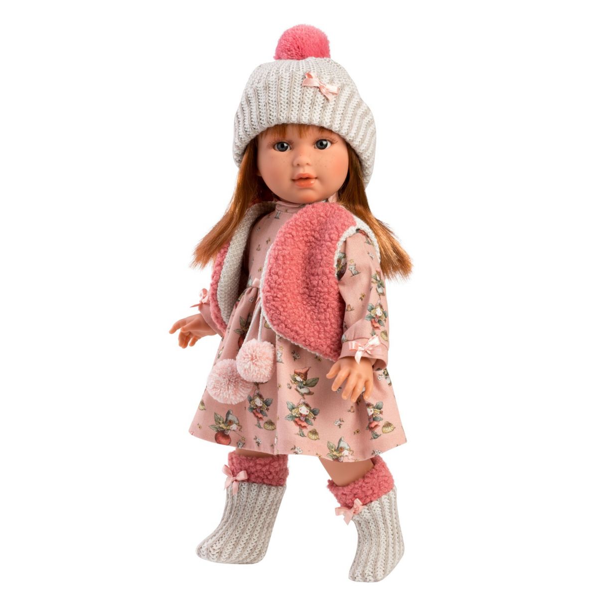 Llorens 54039 Sofia realistická panenka s měkkým látkovým tělem 40 cm