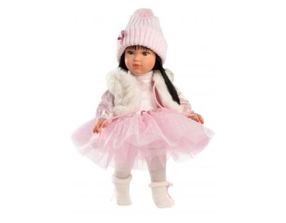 Llorens 54043 Greta realistická panenka s měkkým látkovým tělem 40 cm