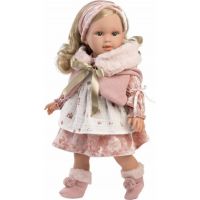 Llorens 54044 Lucia realistická panenka s měkkým látkovým tělem 40 cm 2