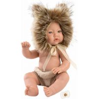 Llorens 63201 New born chlapeček realistická panenka miminko s celovinylovým tělem 31 cm