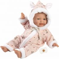 Llorens 63302 Little baby realistická panenka miminko s měkkým látkovým tělem 32 cm 2