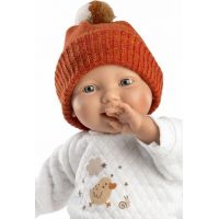 Llorens 63303 Little baby realistická panenka miminko s měkkým látkovým tělem 32 cm 3