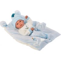 Llorens 63555 chlapeček panenka miminko s celovinylovým tělem 35 cm