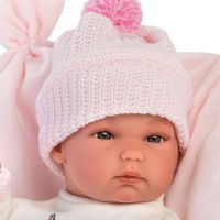 Llorens 63556 holčička panenka miminko s celovinylovým tělem 35 cm 2