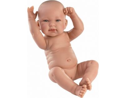 Llorens New born holčička realistická panenka miminko s celovinylovým tělem 40 cm