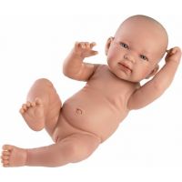 Llorens New born holčička realistická panenka miminko s celovinylovým tělem 40 cm 2