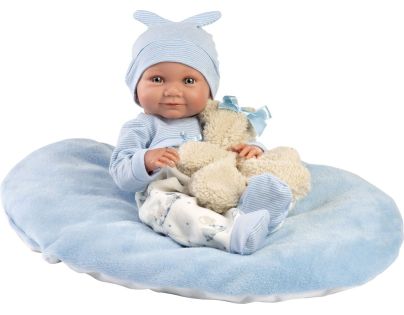 Llorens 73807 Realistická panenka miminko s celovinylovým tělem 40 cm