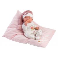 Llorens 73880 New Born holčička realistická panenka miminko s celovinylovým tělem 40 cm 2
