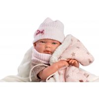 Llorens 73882 New Born holčička realistická panenka miminko s celovinylovým tělem 40 cm 4