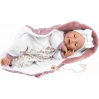 Llorens 74040 New born mrkací realistická panenka miminko se zvuky a měkkým látkovým tělem 42 cm 3