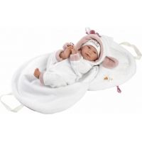 Llorens 74048 New born realistická panenka miminko se zvuky a měkkým látkovým tělem 42 cm 3