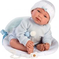 Llorens 84451 panenka miminko se zvuky a měkkým látkový tělem 44 cm 2