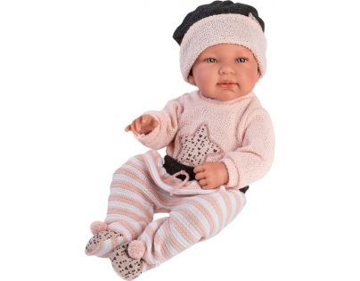Llorens M843-26 Obleček pro panenku miminko New born velikosti 43-44 cm