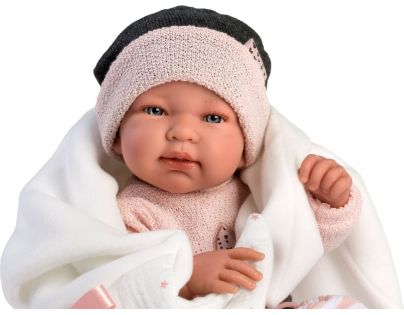 Llorens M843-26 Obleček pro panenku miminko New born velikosti 43-44 cm