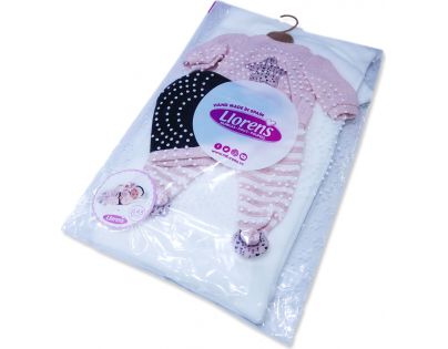Llorens M843-26 Obleček pro panenku miminko New born velikosti 43-44 cm