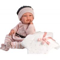 Llorens M843-26 Obleček pro panenku miminko New born velikosti 43-44 cm 4
