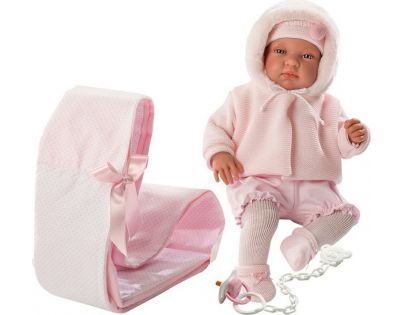 Llorens Obleček pro panenku miminko New Born velikosti 43-44 cm