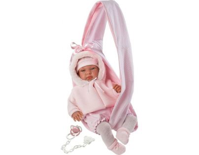 Llorens Obleček pro panenku miminko New Born velikosti 43-44 cm