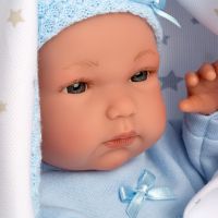 Llorens Panenka New Born chlapeček v modré čepici 4