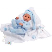 Llorens Panenka New Born chlapeček v modré čepici 3