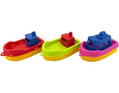 Teddies Loď do vody 3 ks plast 14 cm