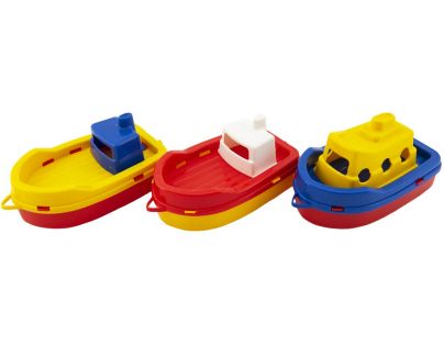 Teddies Loď do vody 3 ks plast 14 cm