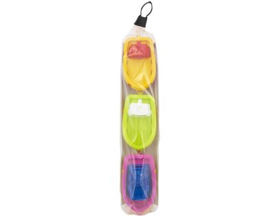 Teddies Loď do vody 3 ks plast 14 cm