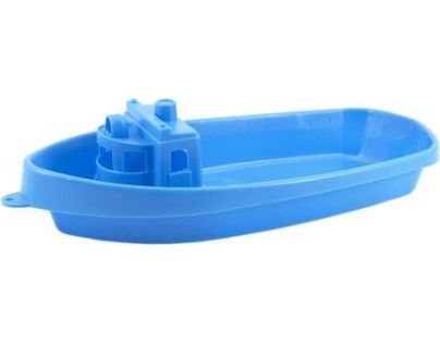 Loď do vody plastová 38 cm modrá