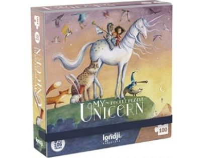 Londji Puzzle malé Kouzelný jednorožec 100 dílků