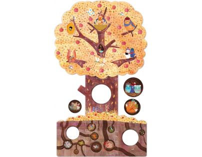 Londji Puzzle oboustranné Strom 20 dílků
