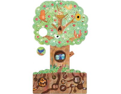 Londji Puzzle oboustranné Strom 20 dílků