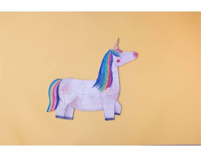 Londji Puzzle oboustranné Jednorožcovy narozeniny 30 dílků