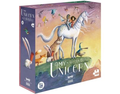 Londji Puzzle třpytivé Unicorn 350 dílků
