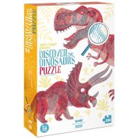 Londji Puzzle velké Svět dinosaurů 200 dílků 3